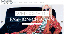 Desktop Screenshot of fashion-check-in.at