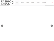Tablet Screenshot of fashion-check-in.at